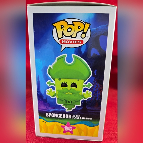 Spongebob as The Flying Dutchman Funko # 1943 (Nib) With Pop Protector - Picture 8 of 9